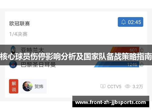 核心球员伤停影响分析及国家队备战策略指南